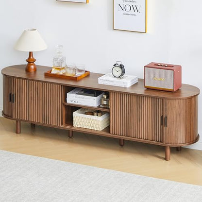 70.87”Tambour TV Stand for 50-80 Inch, view 7