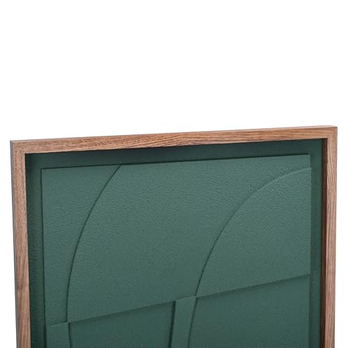 SAFAVIEH Home Collection Nature's Edge Framed Dimensional Art – 24 x 36-Inch Rectangle, Green Lacquer, Modern Design for Living Room or Bedroom