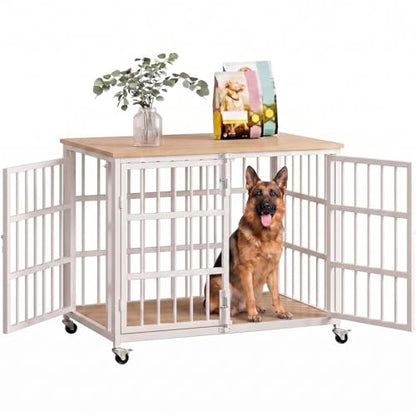 KOKOTANGS 48" Dog Crate Furniture, Heavy Duty Dog Kennel Indoor for Large Dogs, view 2