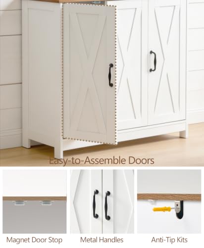Farmhouse Buffet Storage Cabinet, view 8