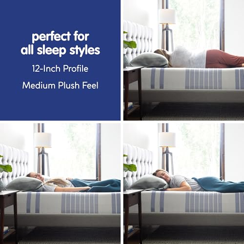 Gel Memory Foam Mattress, 12-Inch CertiPUR-US Certified Bed-in-a-Box, Queen, view 4