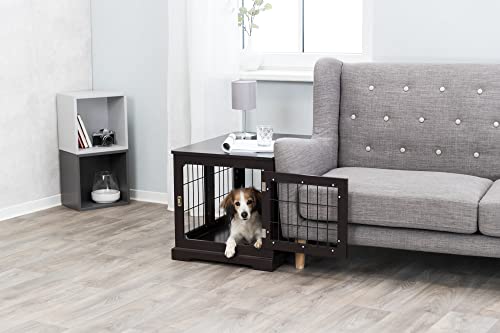 29.5" Indoor Dog Crate, Wooden Crate Table for Dogs Up to 25 lb, view 4