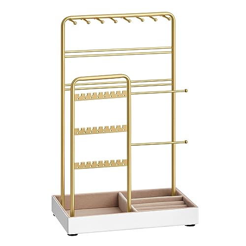 Jewelry Holder, Display Stand, Metal Frame, Velvet Tray, view 3