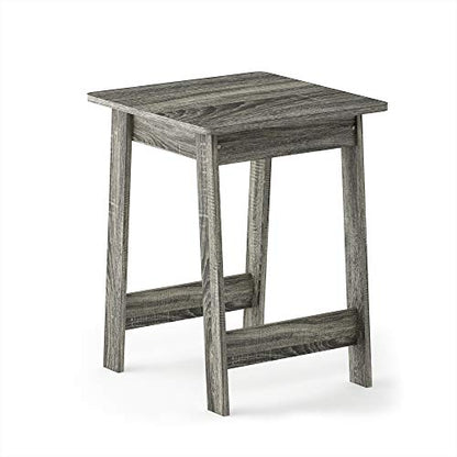Beginning End Table, French Oak Grey