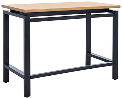 SAFAVIEH Home Collection Embry Modern Farmhouse Natural/Black Desk