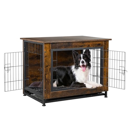 Wooden Dog Crate Furniture for Large Breed, view 2