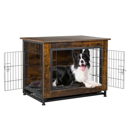 Wooden Dog Crate Furniture for Large Breed, view 2