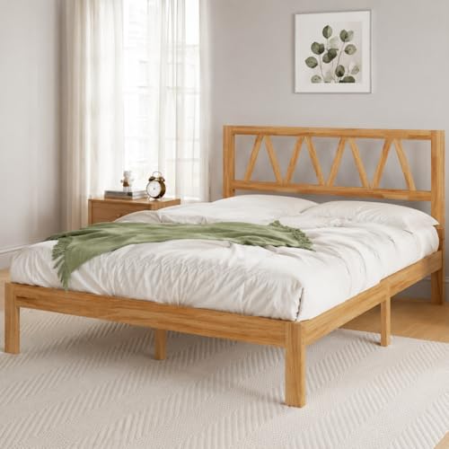 12inch Twin Bed Frame Wooden Twin Size Bed Frame, view 2