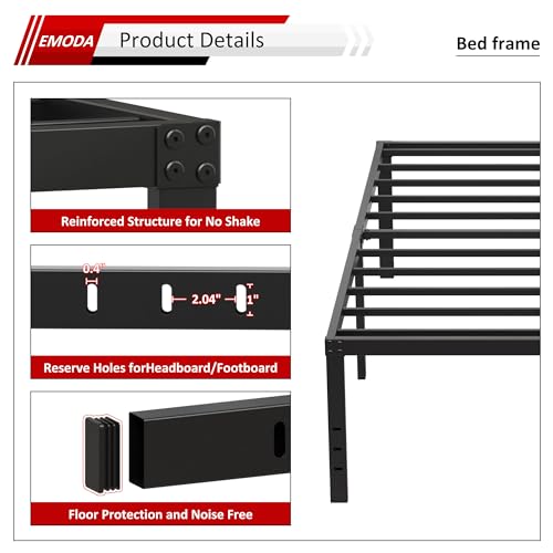 King Bed Frame without Box Spring, view 5
