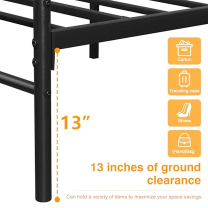 Queen Bed Frame with Headboard and Footboard, view 6