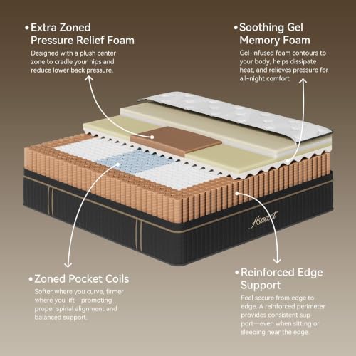 Queen 14 Inch Hybrid Mattress in a Box, Medium Firm for Side Sleepers, view 8