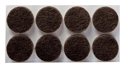 Scotch Felt Pads 32 PCS Brown, Felt Furniture Pads for Protecting Hardwood Floors, 1" Round, Easy-to-Apply, Self-Stick Design, Reliable Protection from Nicks, dents and Scratches (SP822-NA)