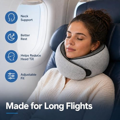G-Shape Memory Foam Travel Pillow, Neck Pillow, view 5