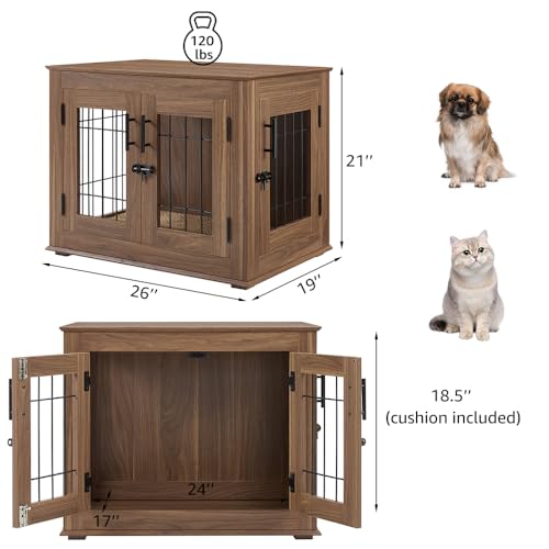 Furniture Style Dog Crate End Table, view 5