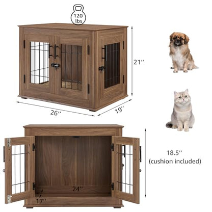 Furniture Style Dog Crate End Table, view 5