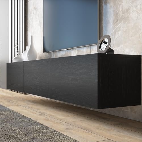 Modern Floating TV Stand for Up to 80” TVs, view 5