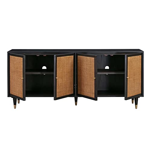 Sierra Wooden Sideboard (Noir), view 6
