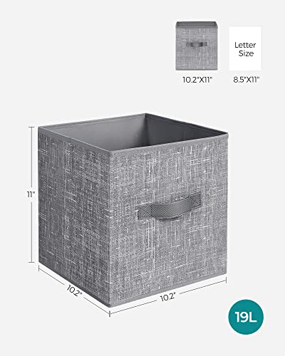 Storage Cubes, Set of 6, 11-Inch Foldable Closet Organizers, view 4