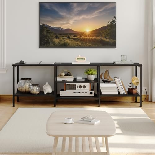 TV Stand with Power Outlets to 75 Inches, view 3