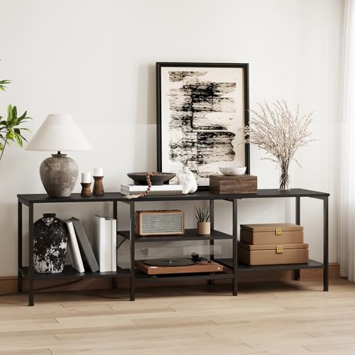 TV Stand with Power Outlets to 75 Inches, view 5