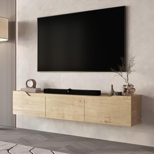 Atelier Mobili Floating TV Stand for 75 Inch TVs, view 6