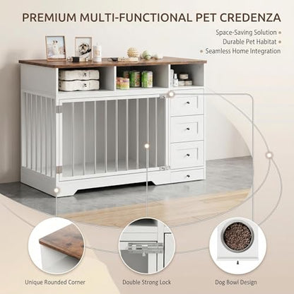 Dog Crate, Heavy Duty Dog Crate Furniture Console Table, view 4