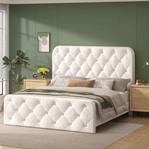 Queen Size Upholstered Bed Frame, view 2