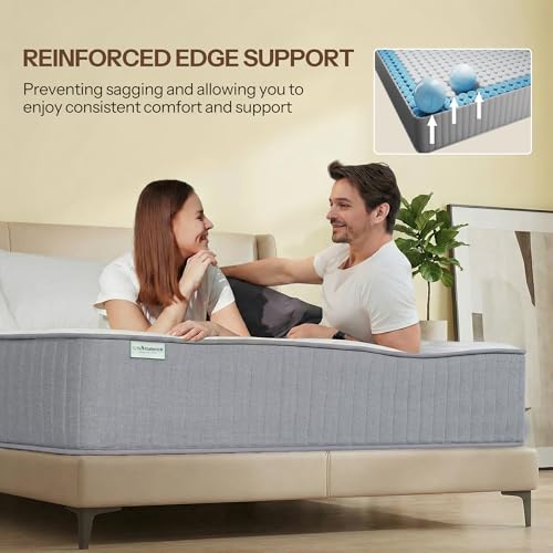 Serene 12 Inch Queen Hybrid Mattress, view 6