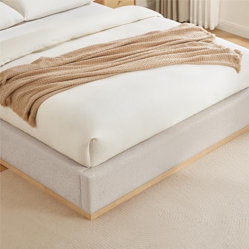 Upholstered Queen Size Bed Frame, view 7