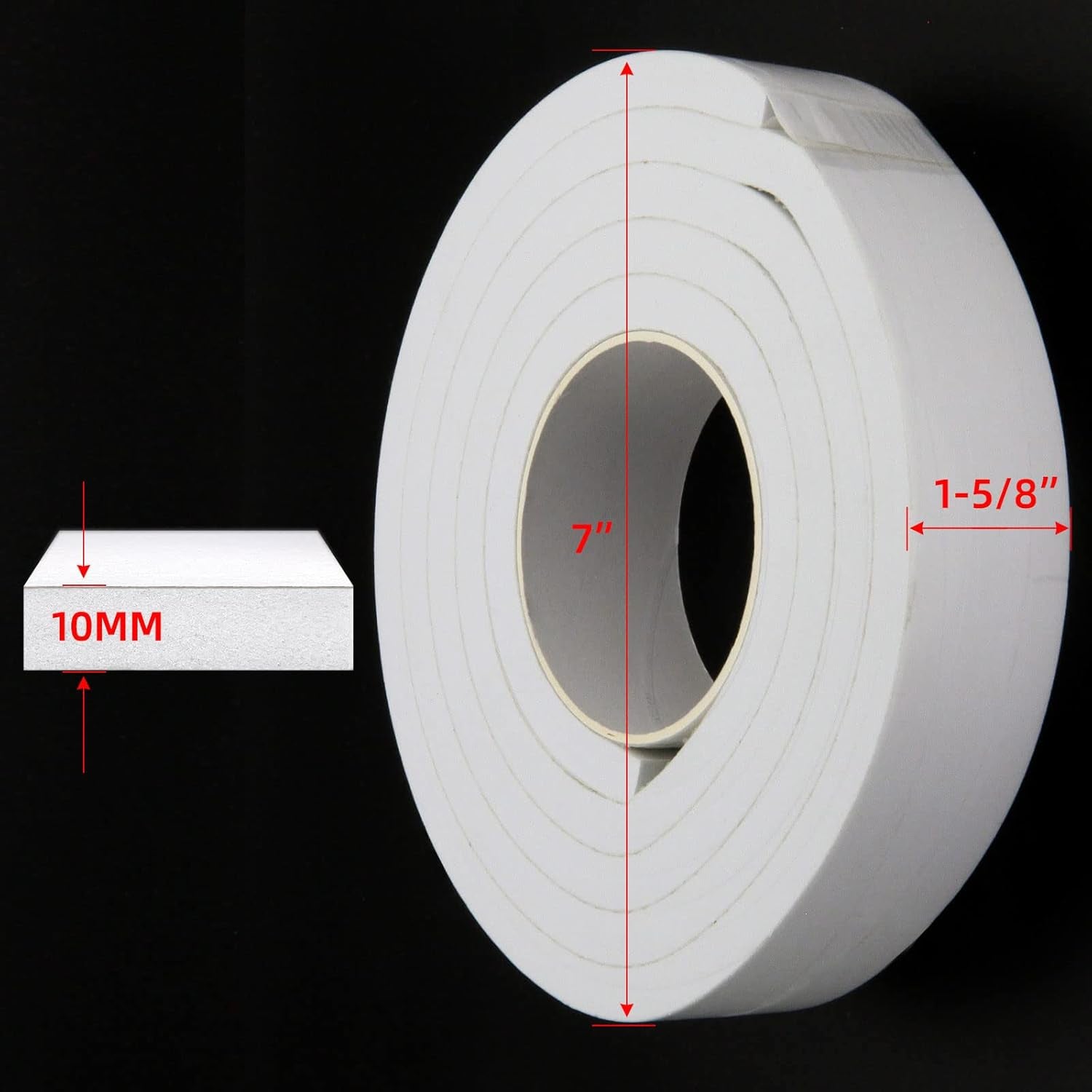 EVA Foam Headboard Stoppers Bed Stopper,Anti-Vibration Soundproof Pads for Bed Frame/Headboard,Double Sides Self Adhesive Furniture Pads