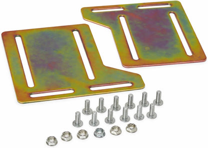 #745 Queen Bed Frame Modification Adapter Bracket – Heavy-Duty Steel Headboard Conversion Plates, Set of 2 with Hardware, Converts Bolt-On to Hook-On or Extends Frame Width