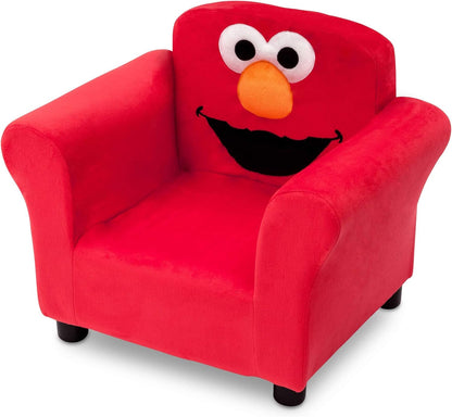 Sesame Street Elmo Upholstered Chair by , Red