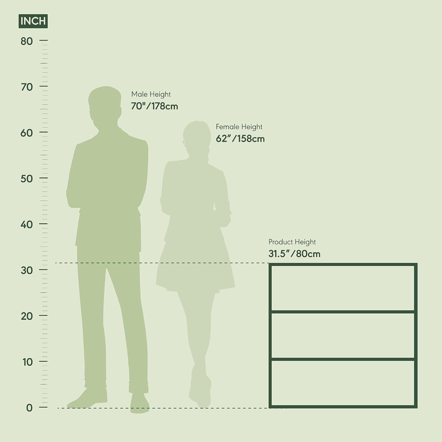 PASIR Book Shelf, 3-Tier Bookshelf, Storage Shelves Bookcase, 9.7 X 23.7 X 31.5, for Living Room, Bedroom, Home Office, Plain White
