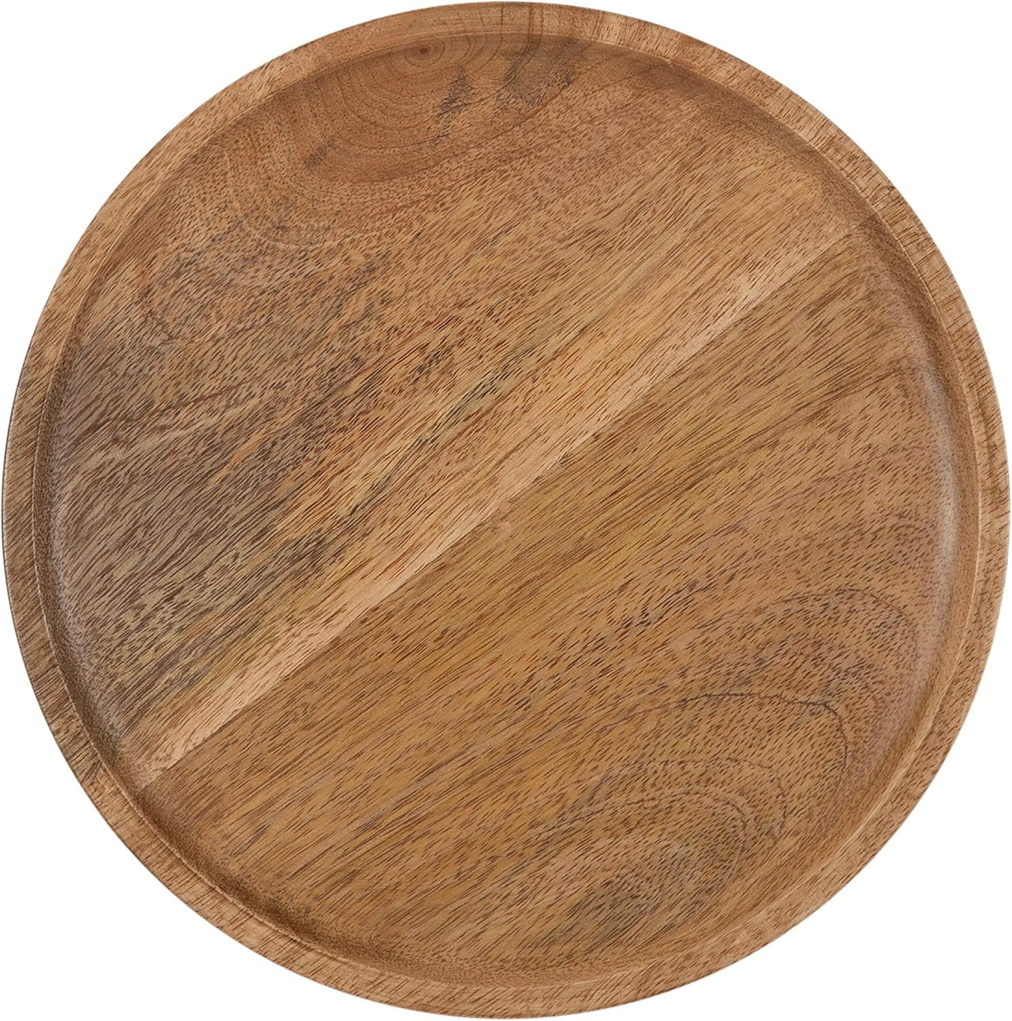 Xyler round Wood and Metal Drink Table, 10 X 10 X 24, Natural Brown Wood and Black, Transitional Plant Pedestal Table for Storage and Display