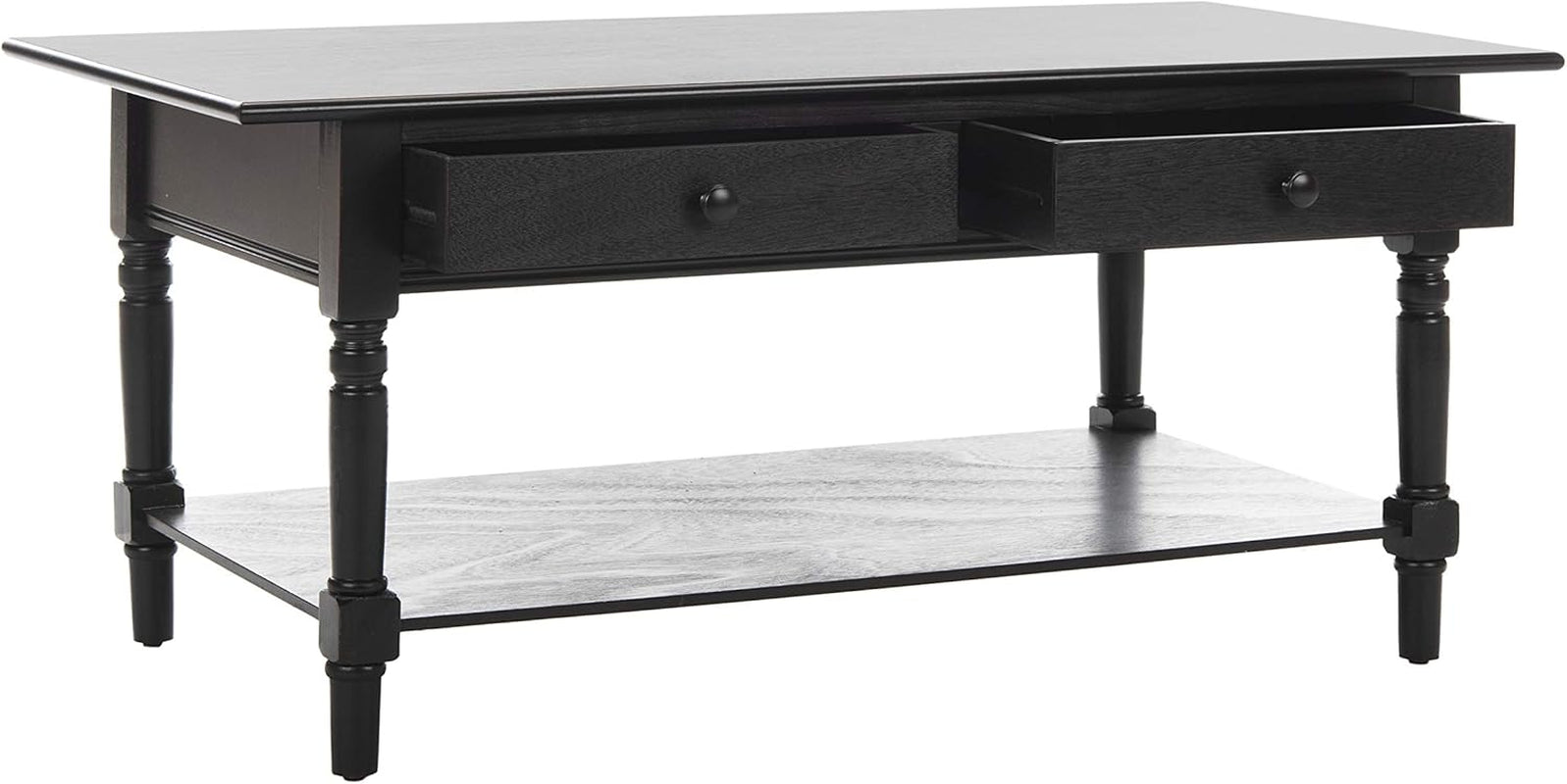 Home Collection Boris Distressed Black Coffee Table