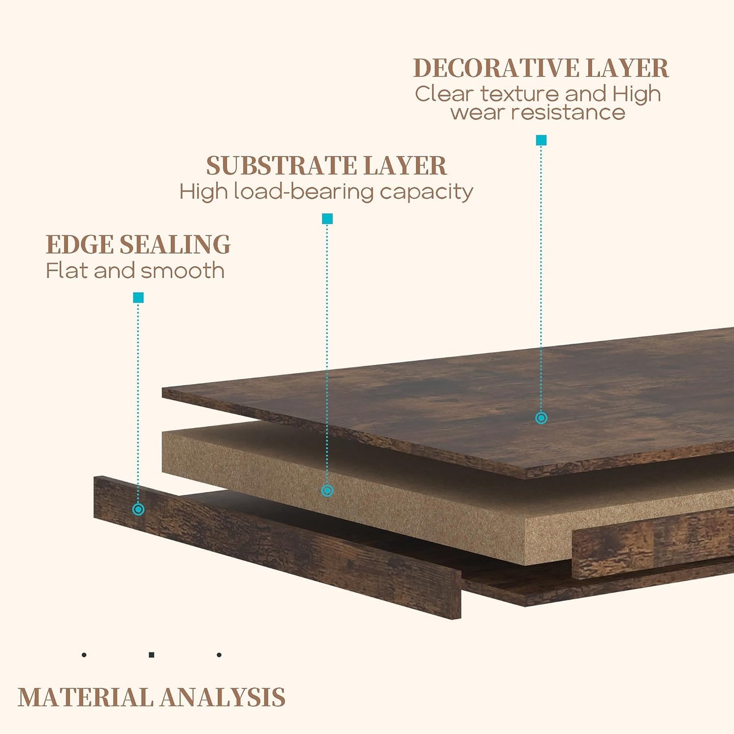 Mini Coffee Bar Cabinet with Storage, 27.5'' Small Kitchen Bar Table, Cute Corner Bar Cabinet for Tea, Buffet Sideboard Cabinet for Dining Room, Farmhouse Coffee Station for Wine (Brown)