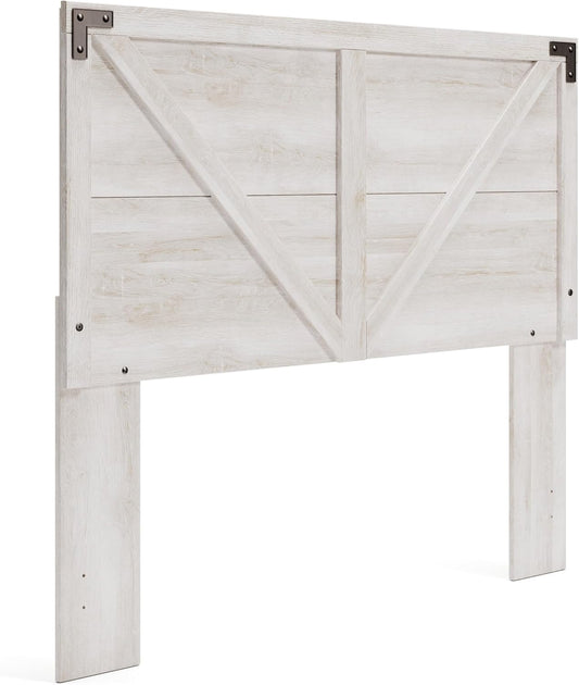 Shawburn Modern Farmhouse Headboard, Queen, Whitewash