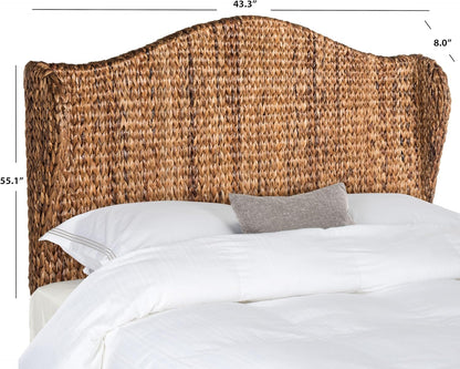 Home Collection Nadine Brown Winged Headboard (Queen)