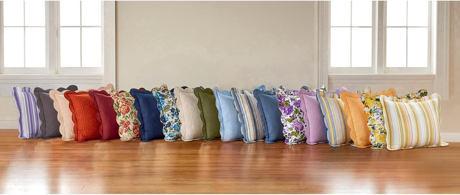 Cotton Florence Sham - King, Spice Floral Multi
