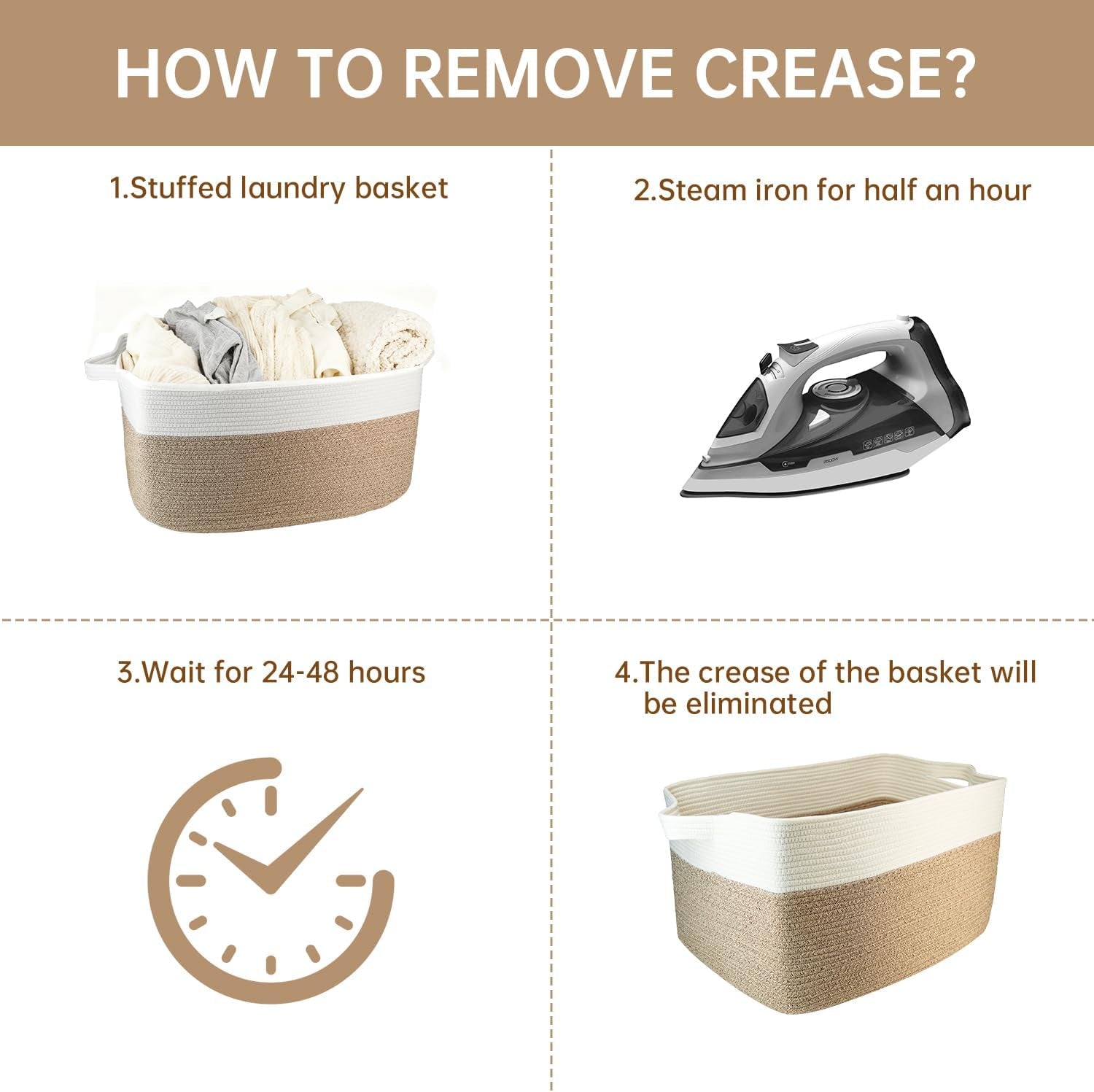 75L Large Cotton Rope Basket 22" X 17" X 12",Large Blanket Basket with Handle,Woven Baskets for Storage,Storage Baskets for Organizing