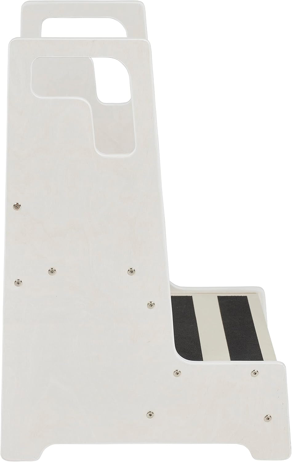 Reach-Up Step Stool with Handles, Kids Furniture, White Wash