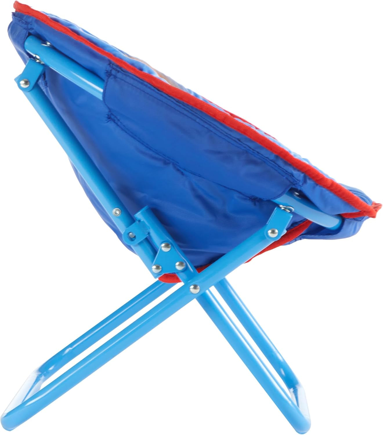 Marvel Spidey and His Amazing Friends Toddler Saucer Chair 19” Folding Kids Chair, Ages 3+, Portable & Lightweight, Cozy Padded Seat for Playroom, Bedroom