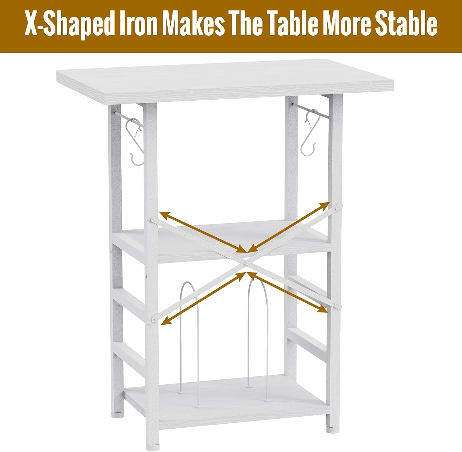 Record Player Stand with Extended Desktop,Large Record Player Table with Vinyl Storage,Turntable Stand with Record Holder Vinyls Display Shelf for Music Room Studio,White