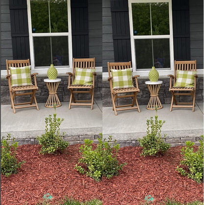 Outdoor Green Throw Pillow Covers 18X18 Set of 2 Buffalo Plaids Check Spring Front Porch Decorative Gingham Cushion Cases Home Decor Farmhouse Rustic for Patio Furniture Couch Bed Sofa,Sage Grass