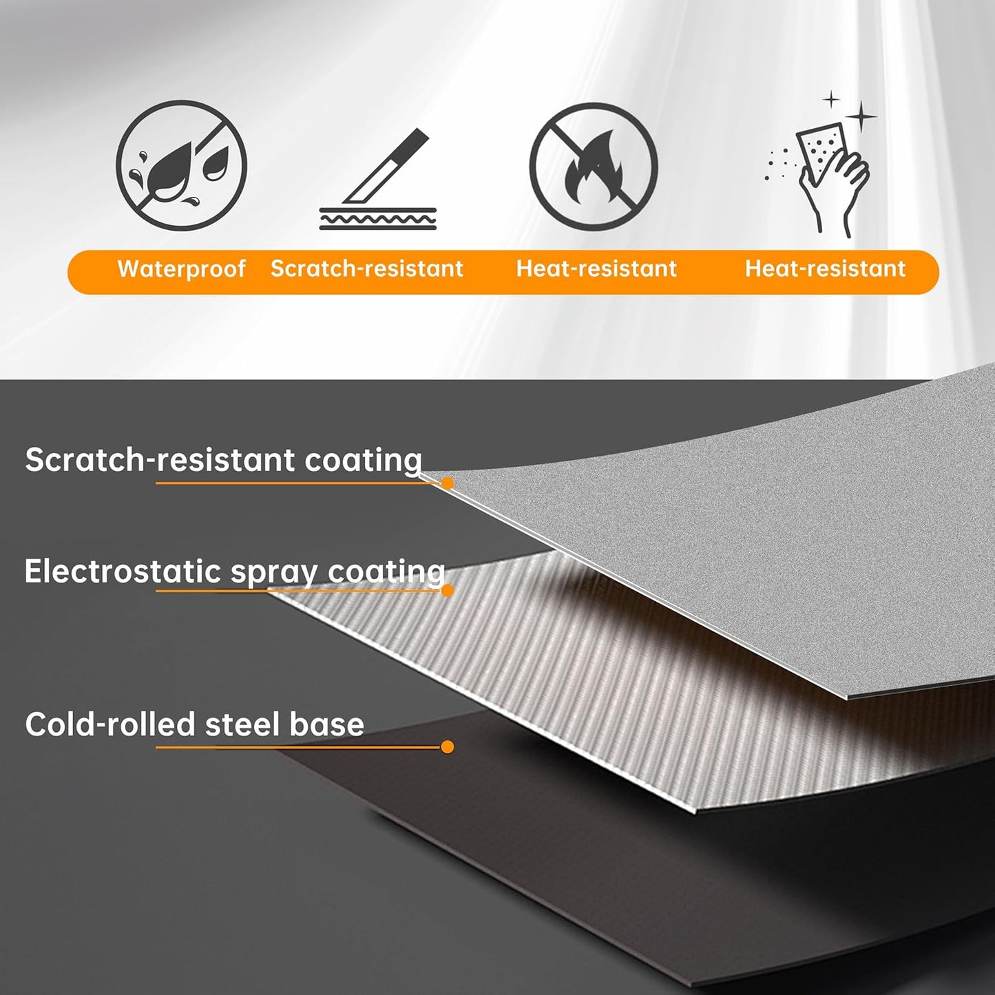 RIETERN Metal Armoire Wardrobe Closet, 71" Tall Bedroom Closet with Mirror, 2 Drawers, Adjustable Shelves, and Hanging Rod, Steel Clothes Closets and Storage, for Bedroom Black