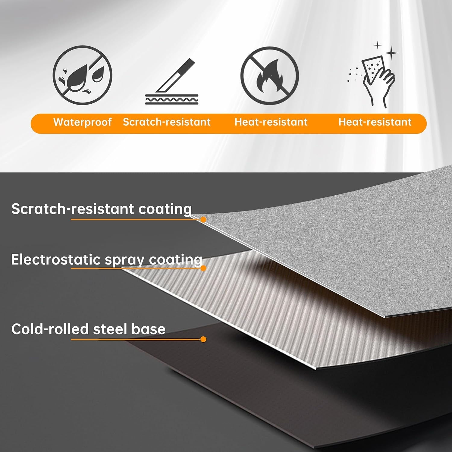 RIETERN Metal Armoire Wardrobe Closet, 71" Tall Bedroom Closet with Mirror, 2 Drawers, Adjustable Shelves, and Hanging Rod, Steel Clothes Closets and Storage, for Bedroom Black