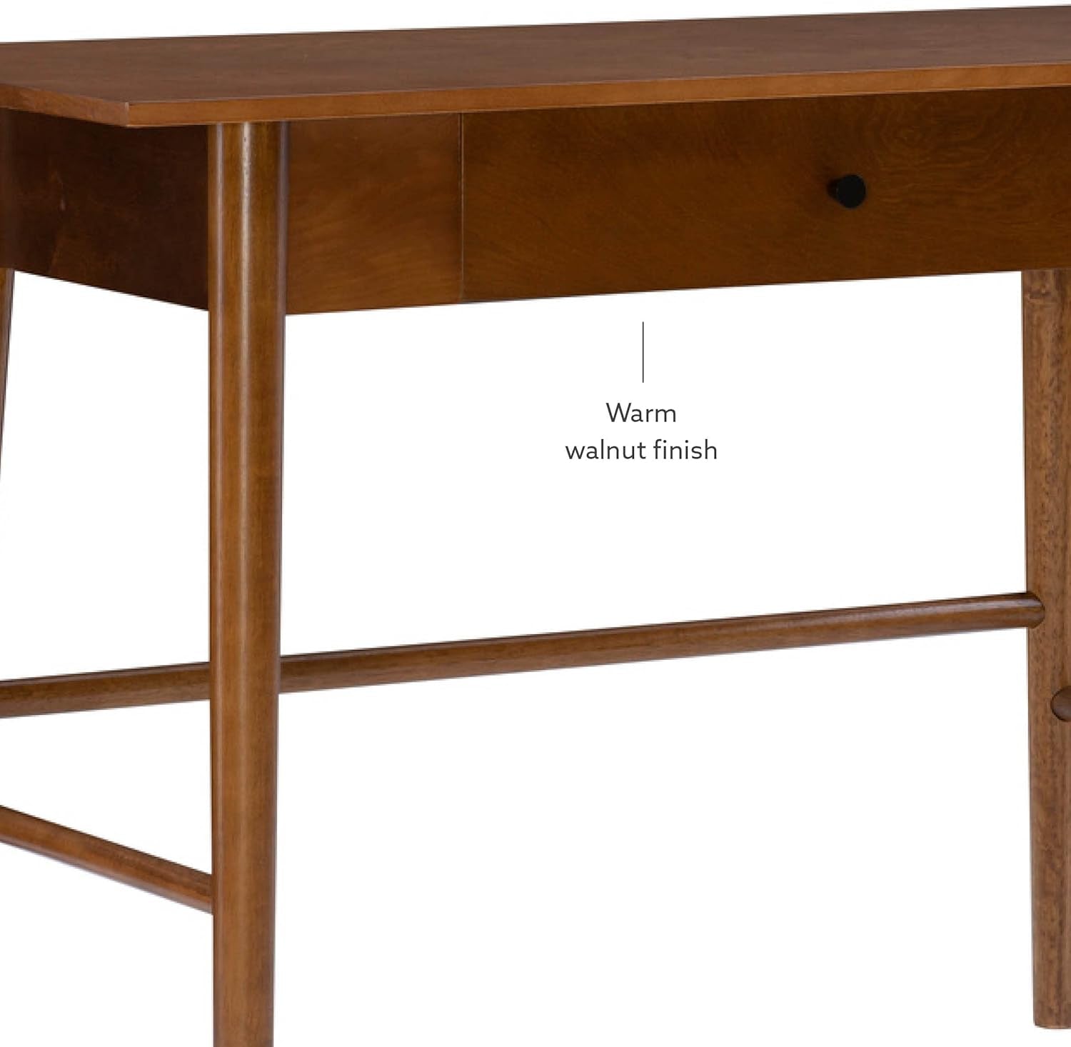 Melissa Mid Century Walnut Desk by