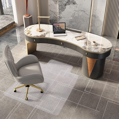Chair Mat for Carpet - 48" X 36" Clear Plastic Floor Mat for Low Pile Carpet, Easy Glide Rolling Computer Desk Mats for Carpeted Floors, BPA and Phthalates Free (With Lip)