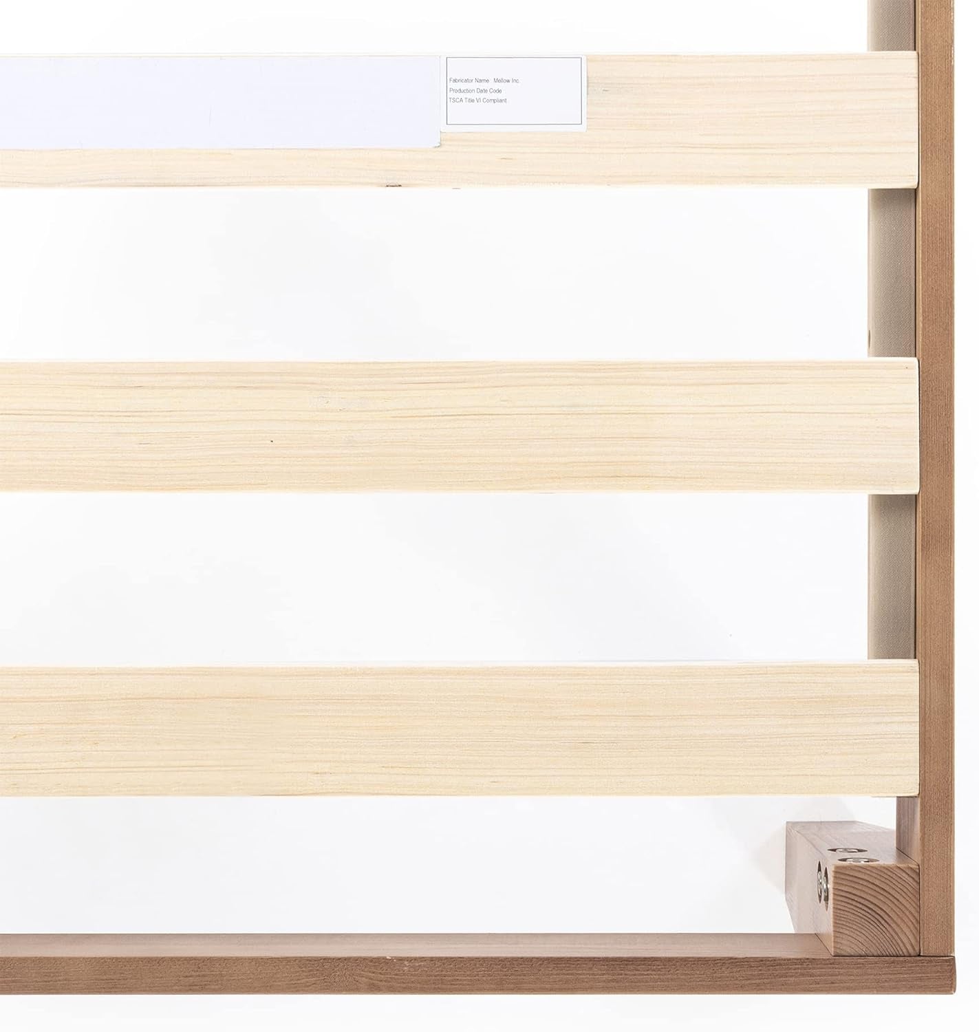 Naturalista Classic - 12 Inch Solid Wood Platform Bed with Wooden Slats, No Box Spring Needed, Easy Assembly, Full, Natural Pine