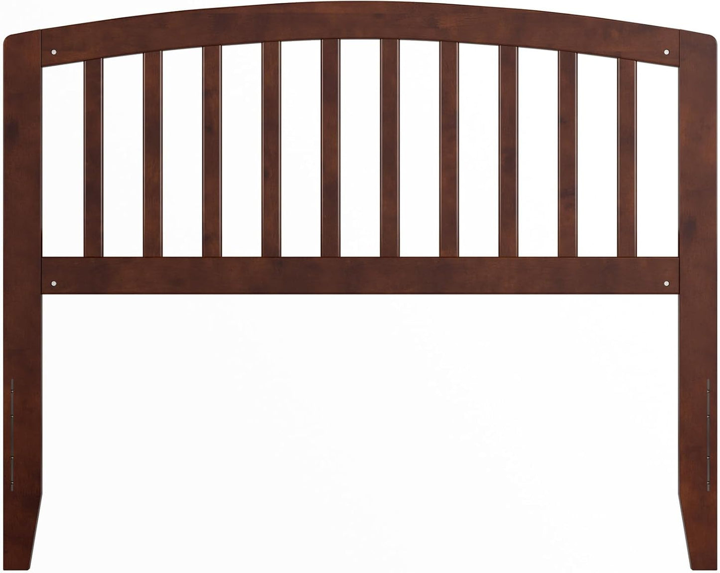 , Richmond Slatted Full Solid Wood Headboard, Walnut